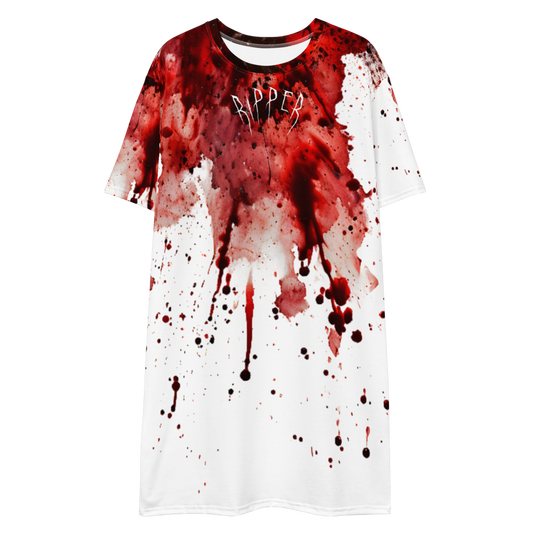 Ripper - Splatter Stain T-Shirt Dress